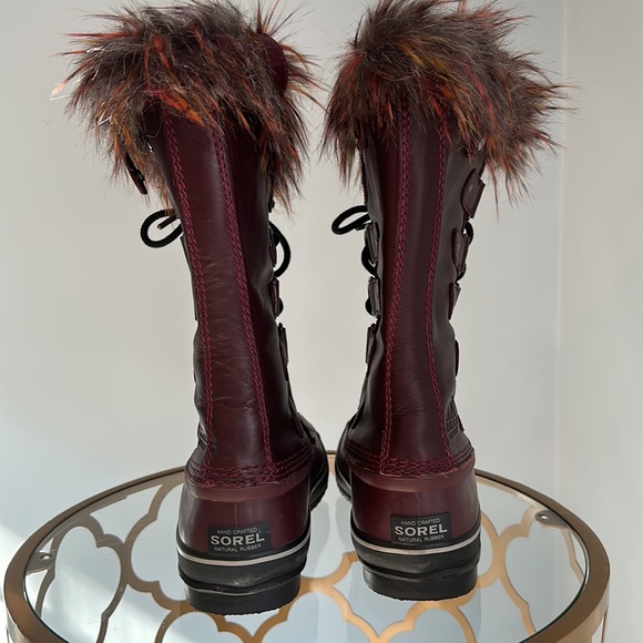 SOREL Joan of Arctic Boots Leather 8.5 Winter Excellent condition - Picture 3 of 16
